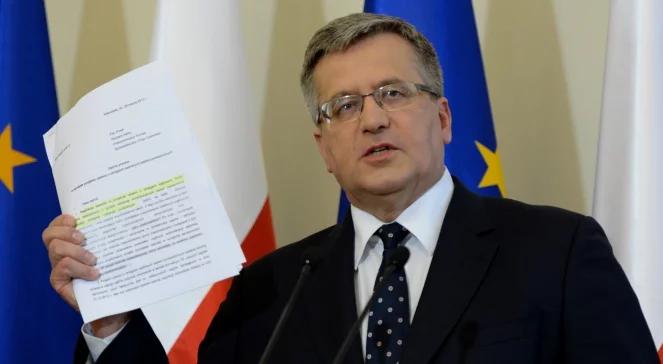 Komorowski zawetował ustawę o sądach. Ma swój projekt