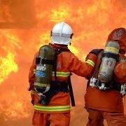 Pożar w Grudziądzu. Straty sięgają kilkuset tysięcy