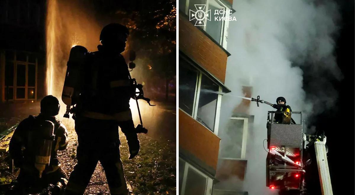 Deszcz dronów i rakiet nad Ukrainą. Zginęło dwoje dzieci, kilkanaście osób rannych