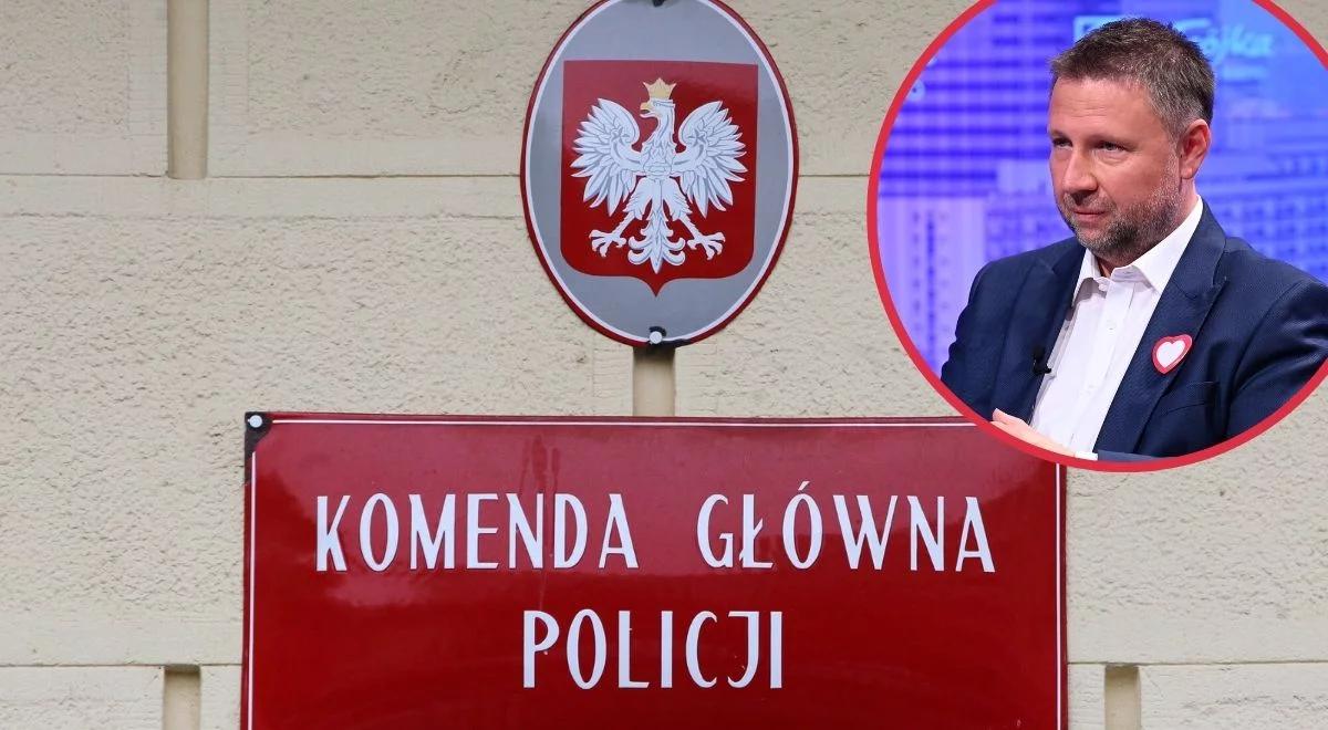 Wybuch granatnika w KGP. Szef MSWiA nie wyklucza zawiadomień do prokuratury