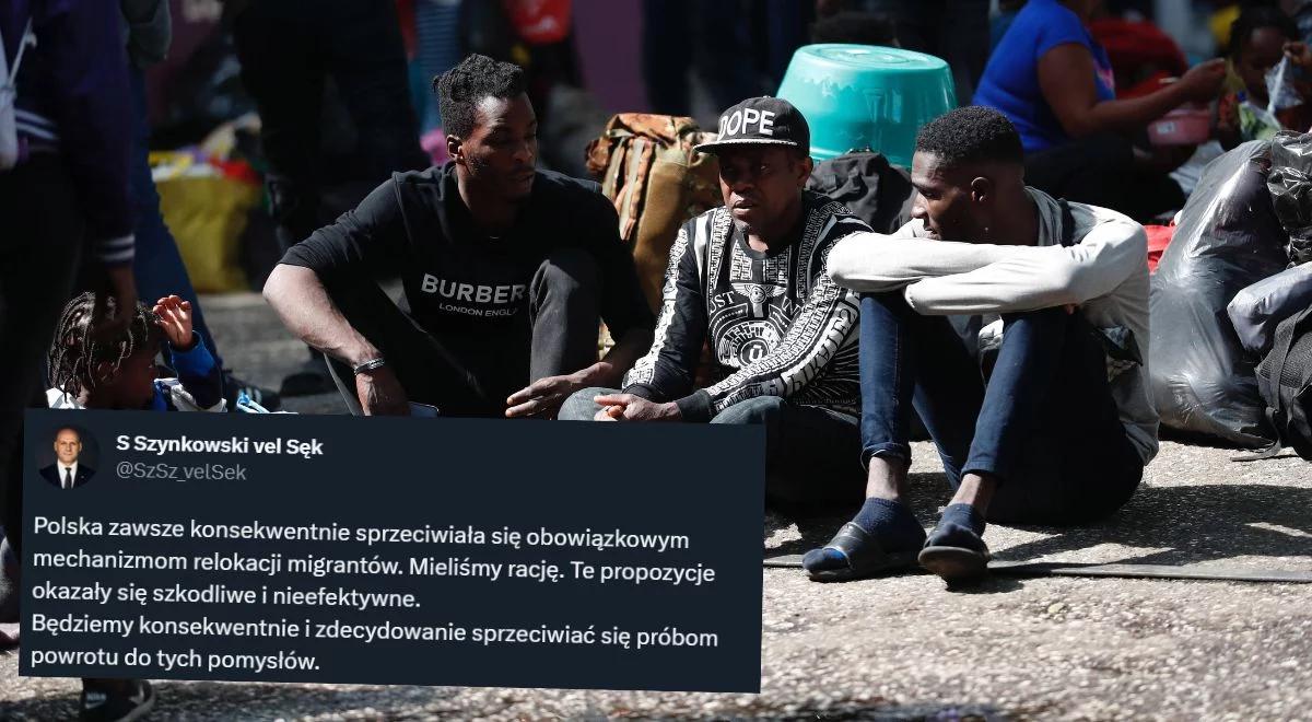 Wraca obowiązkowa relokacja migrantów w UE? Szynkowski vel Sęk: zdecydowanie się sprzeciwiamy