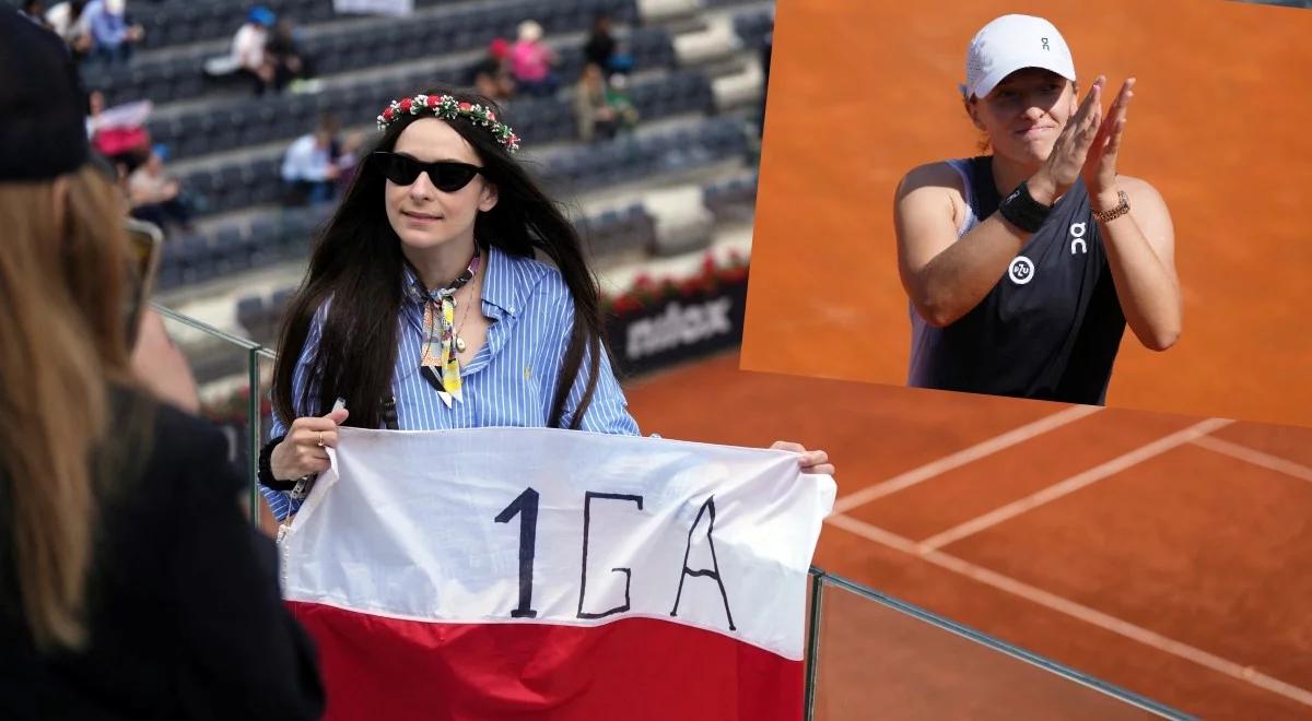 WTA Rzym: Iga Świątek - Jelena Rybakina. Mecz z liderką to nic specjalnego? "Kibice dobrze się bawią"