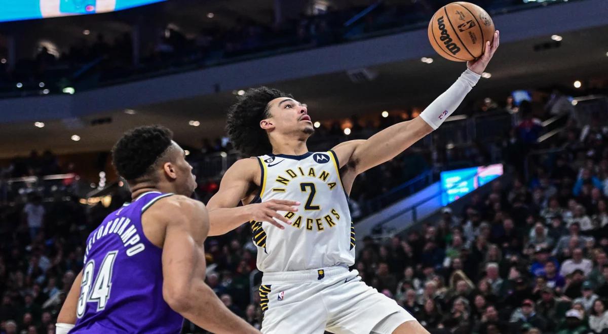 NBA: Milwaukee Bucks pokonani. "Trójki" pomogły Pacers w wyraźnym triumfie 