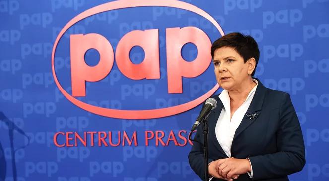 Premier Beata Szydło o zmianach w wymiarze sprawiedliwości