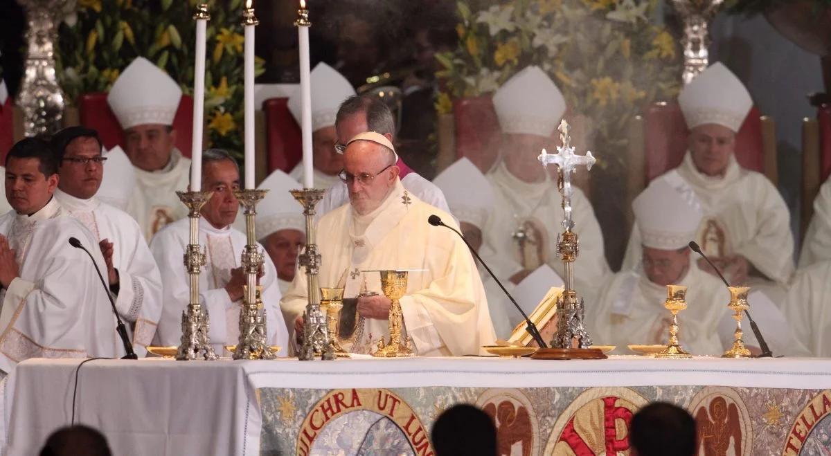 Papież odprawił mszę w sanktuarium Matki Bożej z Guadalupe