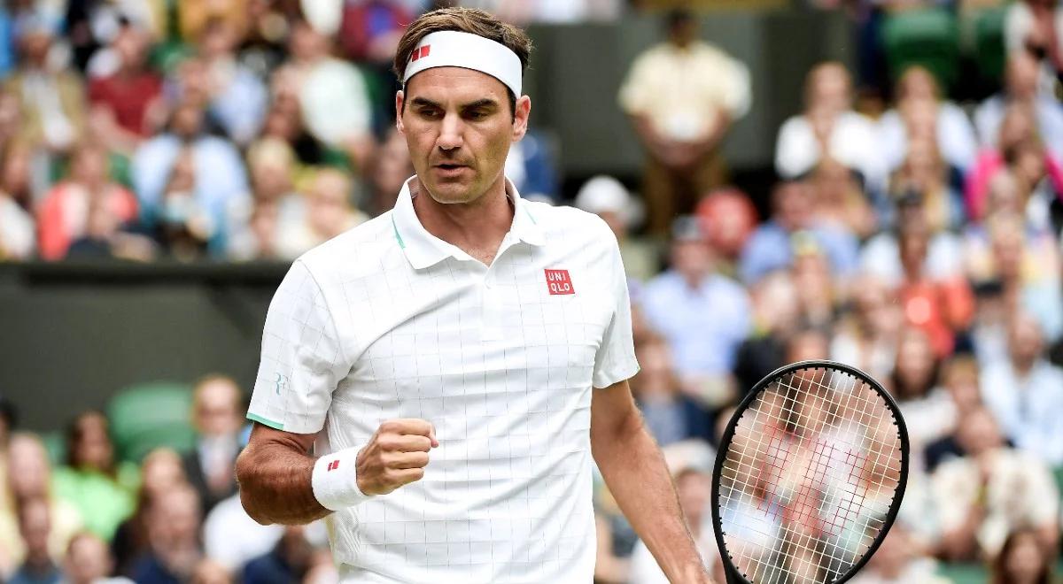 Wimbledon: rekordowy Federer z awansem do 1/8 finału zawodów w Londynie