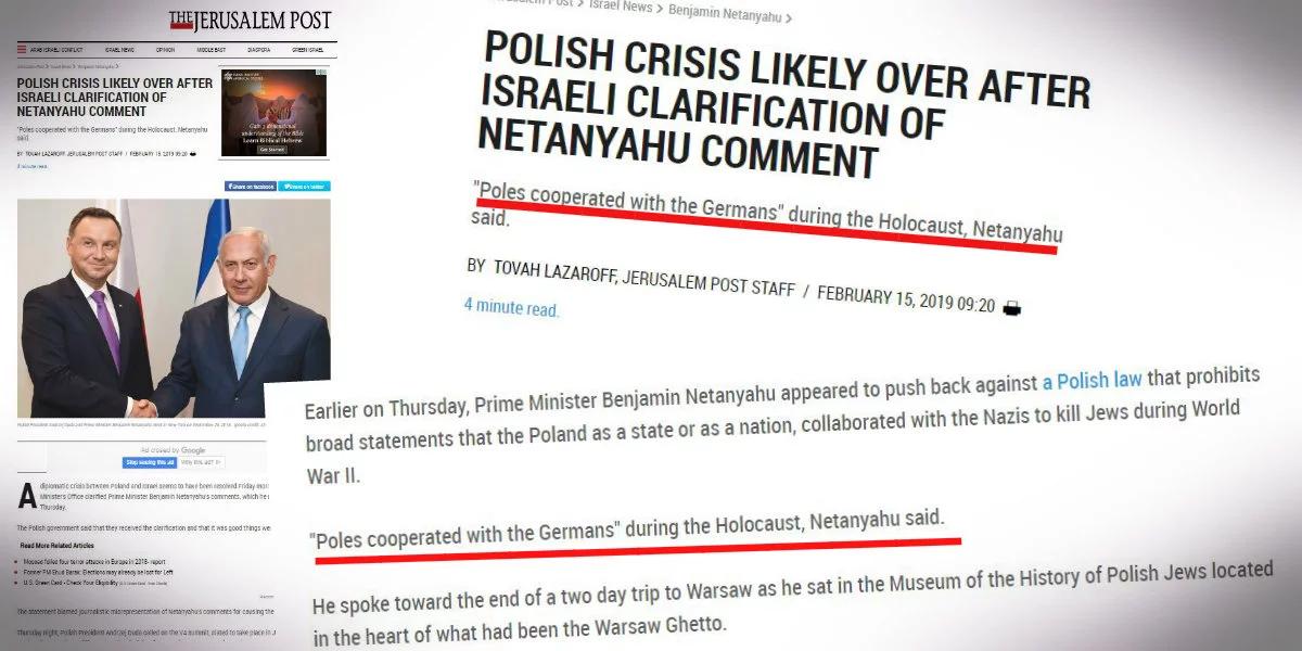"Jerusalem Post" nie usunął szkalującego zdania o kolaboracji 