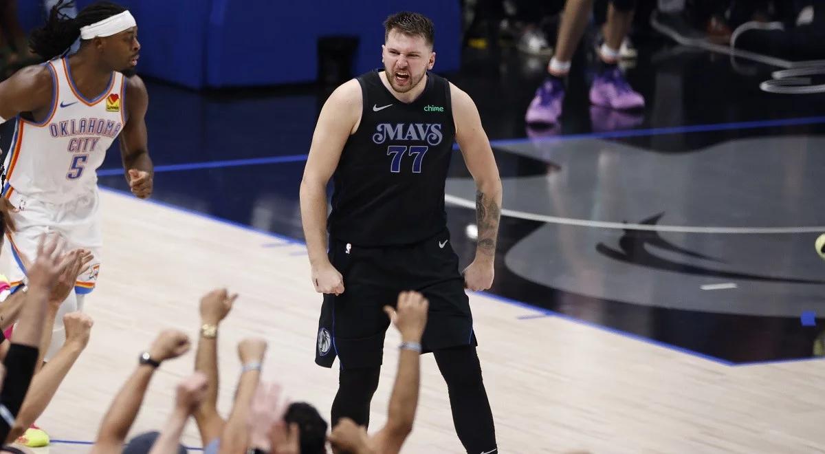 NBA. Mavericks odrobili straty w meczu z Thunder i awansowali do finału konferencji. Triple-double Luki Doncicia