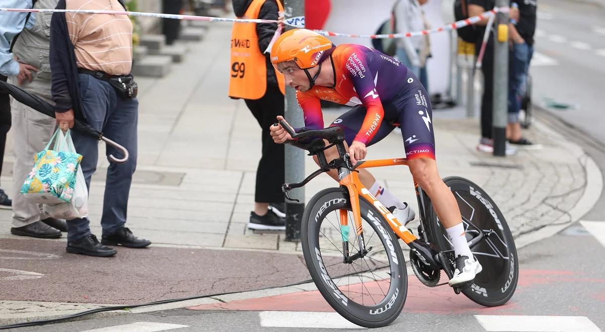 Stanisław Aniołkowski w czołówce wyścigu World Tour. Polak otarł się o podium