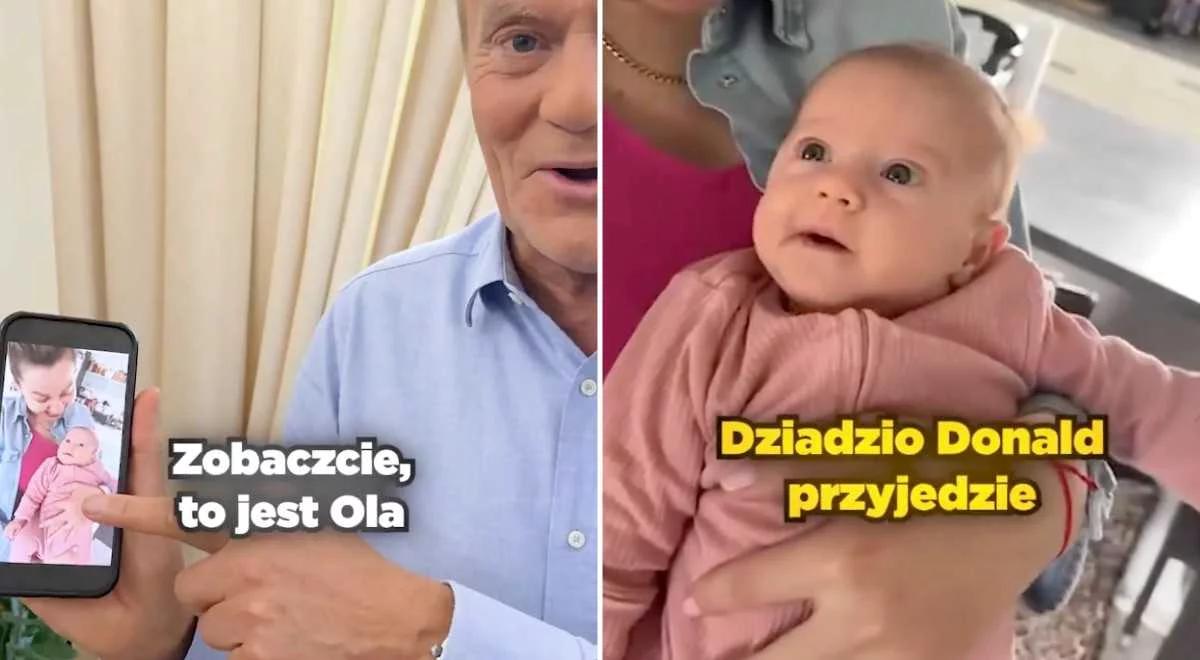 Tusk: mam kolejną wnuczkę. "Dziadzio Donald przyjedzie" 