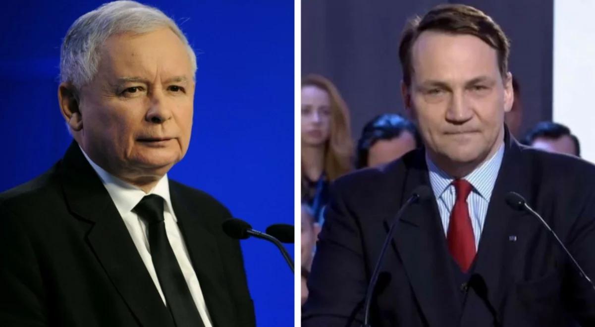 Pozew Sikorskiego przeciw Jarosławowi Kaczyńskiemu ws. "zdrady dyplomatycznej". Znamy wyrok