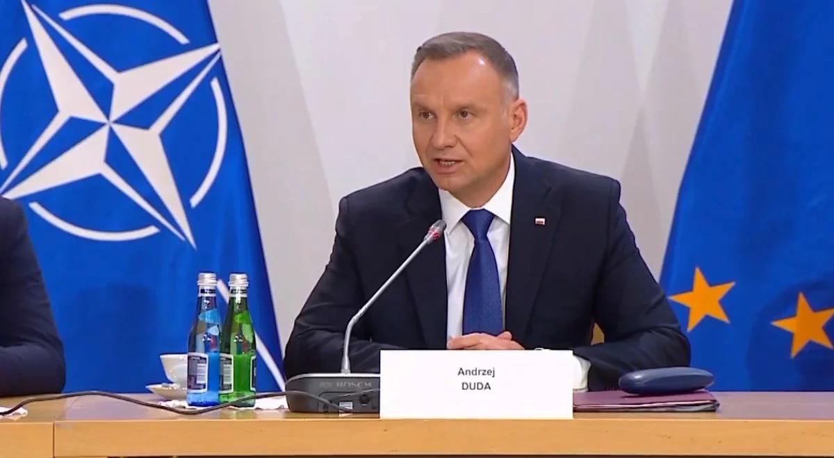 Prezydent Duda podczas RBN: zapadła decyzja ws. magazynów broni na wschodniej flance NATO, o którą postulowaliśmy