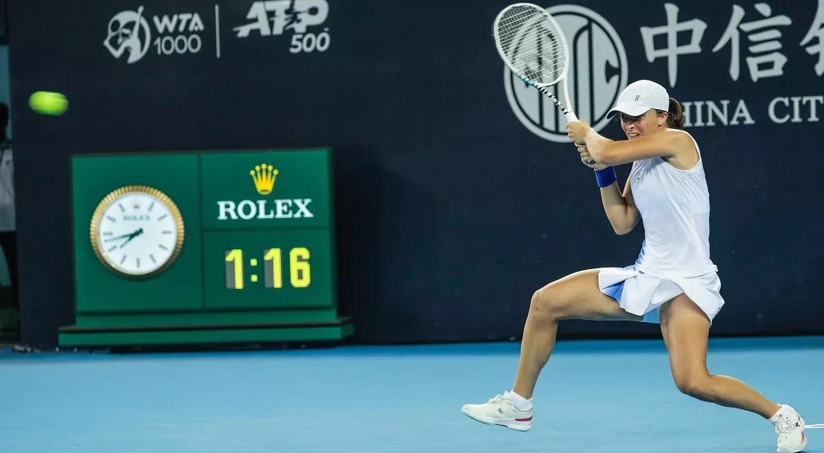 WTA Pekin: Iga Świątek bezlitosna dla Magdy Linette. Wiceliderka melduje się w ćwierćfinale