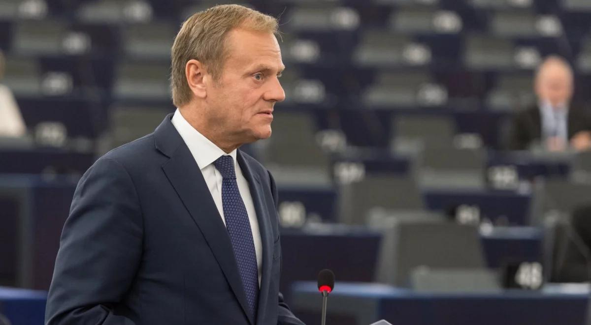Donald Tusk w Parlamencie Europejskim: wyłamywanie się z europejskiej solidarności będzie kosztować