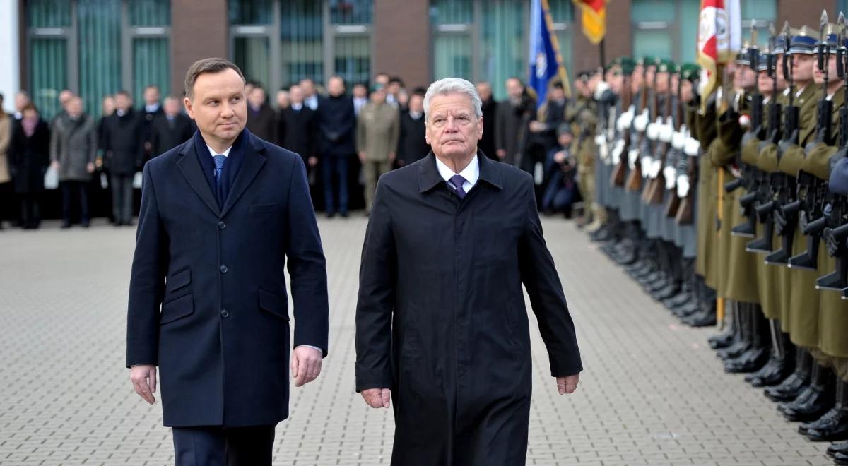 Prezydenci Polski i Niemiec w szczecińskim Korpusie NATO