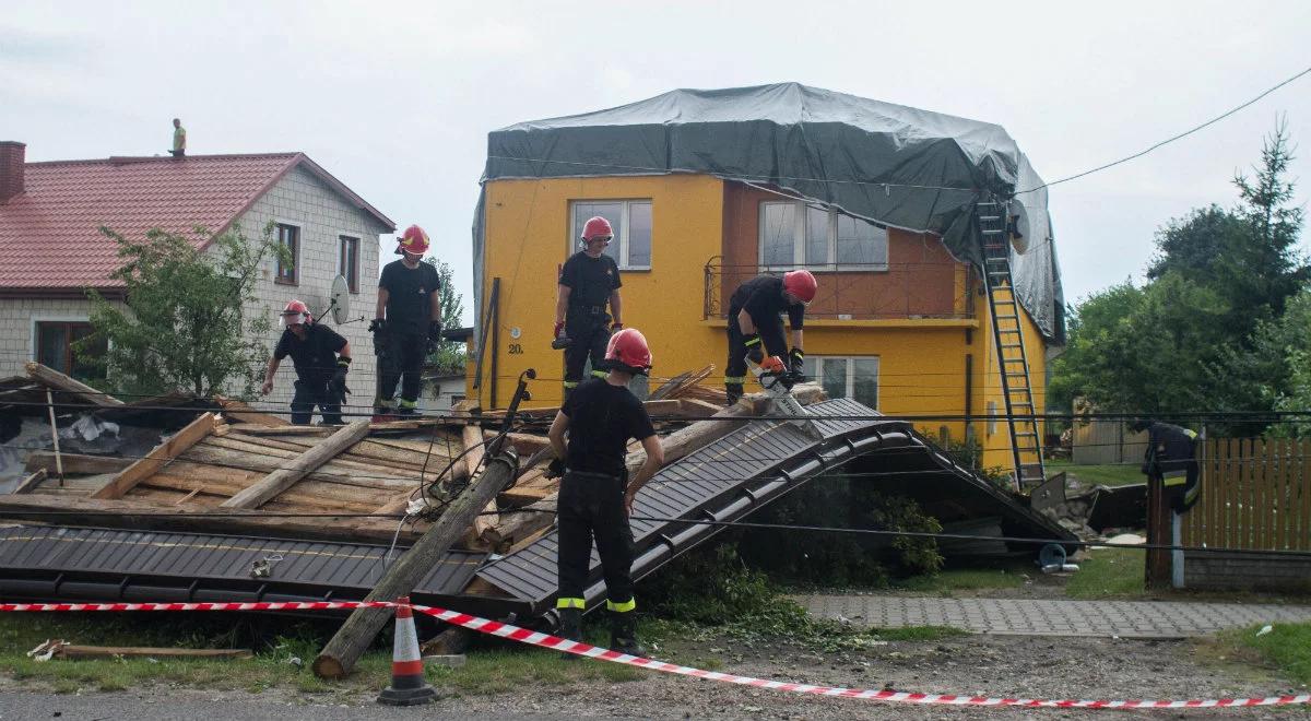 Nocne ulewy nad Polską. 11 tys. ludzi bez prądu, ponad 1000 interwencji straży