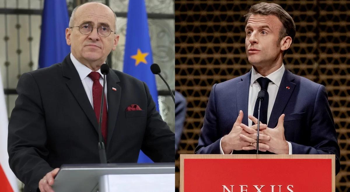 Macron chce "strategicznej autonomii". Szef MSZ: stanowisko Polski jest jasne, trzeba stawiać na więzi transatlantyckie