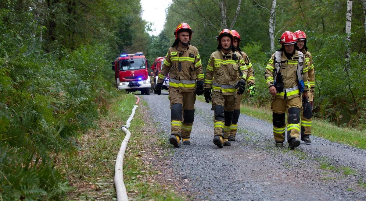 Rośnie zagrożenie pożarowe. Tylko jednego dnia strażacy interweniowali kilkadziesiąt razy