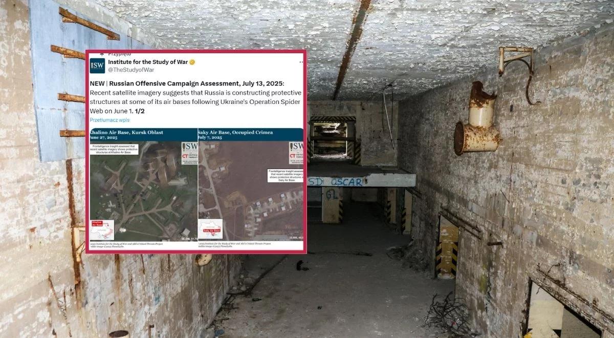 Betonowe kokony dla samolotów. Rosja chroni się przed dronami