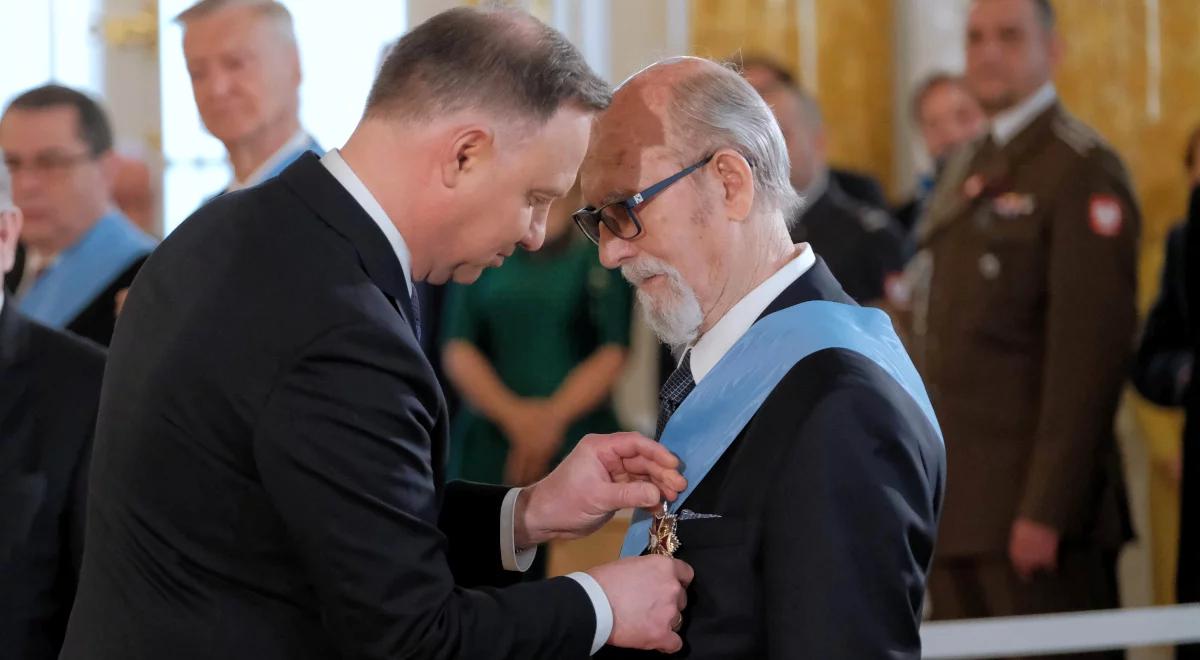 "Zasłużonym dla Rzeczypospolitej". Prezydent Andrzej Duda wręczył Ordery Orła Białego