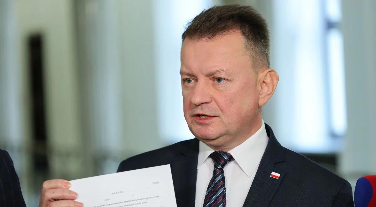 Błaszczak: składam pismo z żądaniem umożliwienia wykonywania mandatów poselskich Kamińskiemu i Wąsikowi