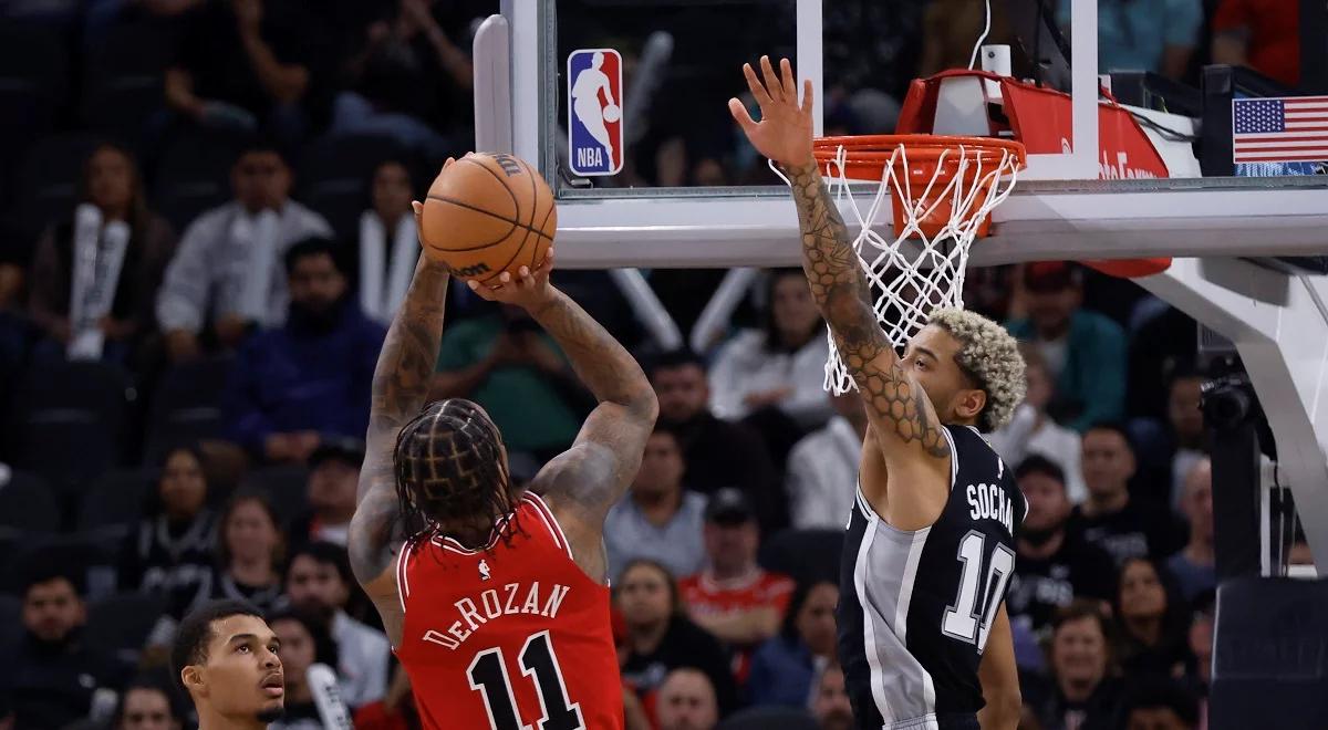 NBA: słaby mecz Jeremy'ego Sochana i kolejna porażka Spurs. Trwa fatalna seria "Ostróg"