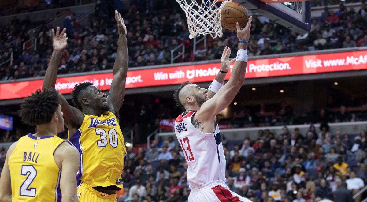 NBA: Washington Wizards zanotowali zwycięstwo, osiem punktów Gortata