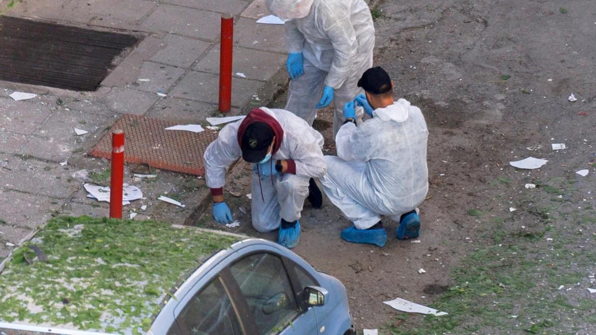 Eksplozja przy bankomacie. Kobieta zginęła od bomby, którą miała przy sobie