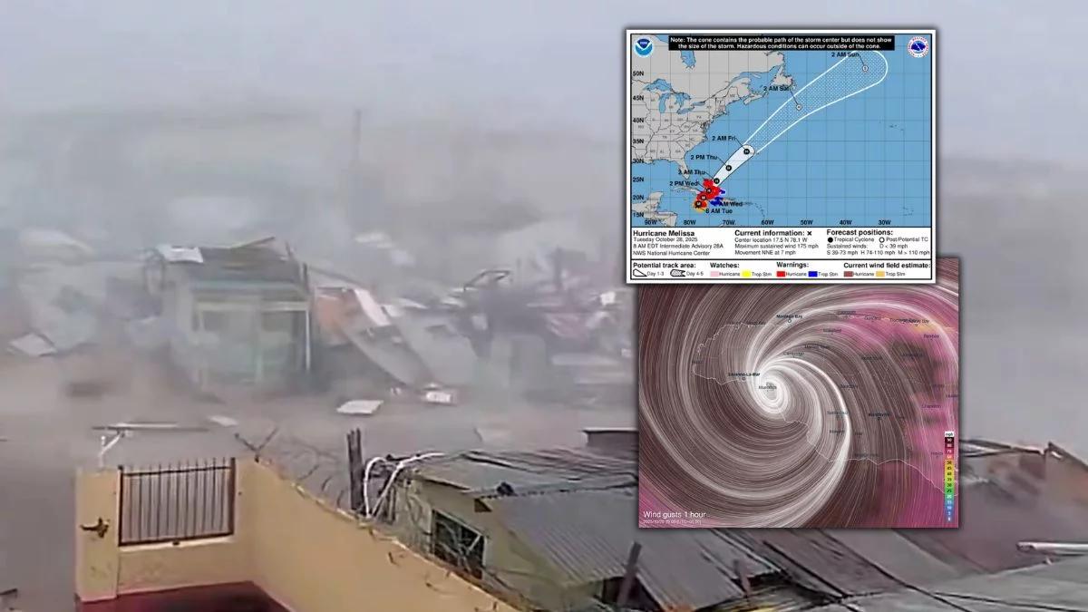 Melissa pustoszy Jamajkę. Trajektoria "burzy stulecia". Czy dotrze do Europy?