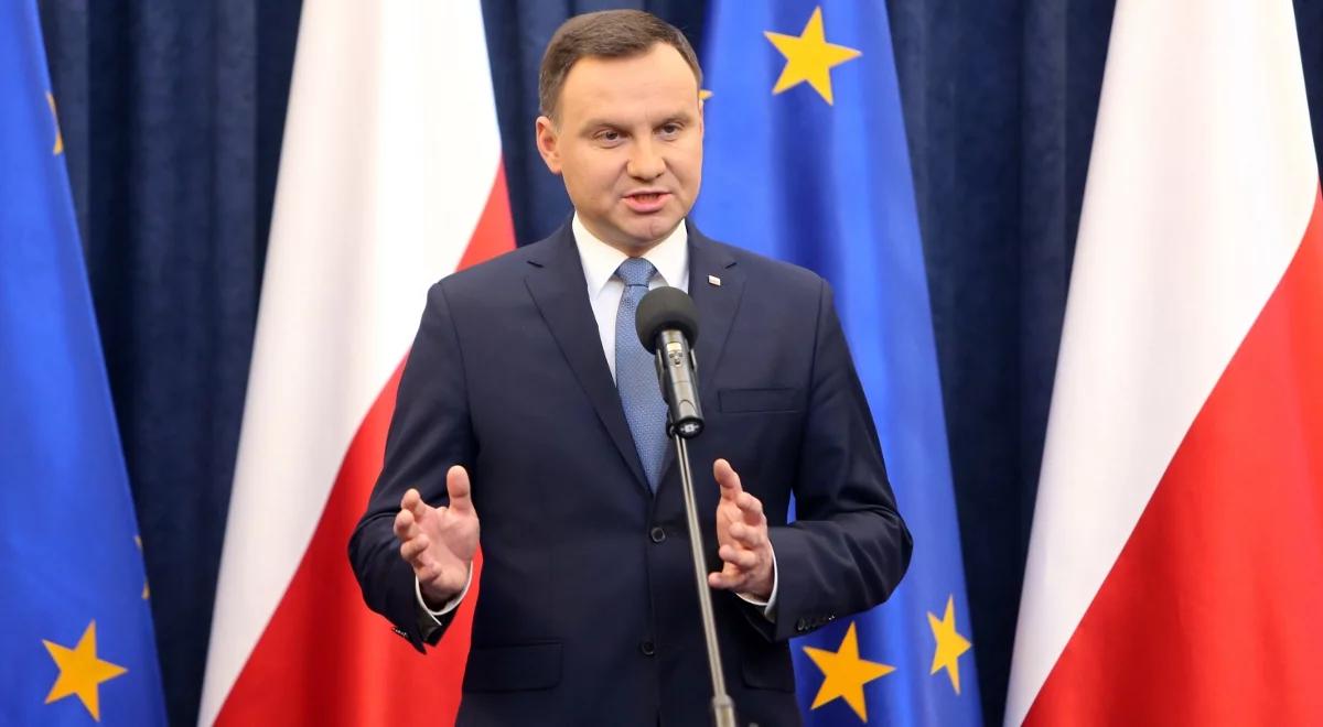 Prezydent Duda z życzeniami dla Polaków