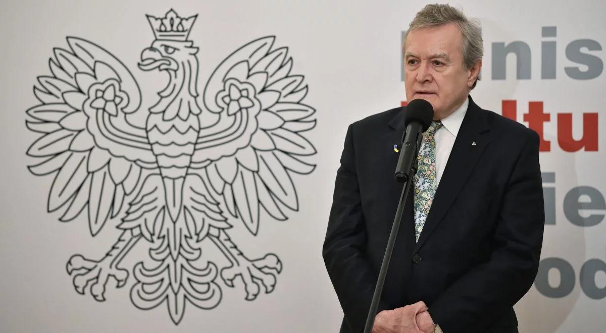 "Dzieła odzyskane cudem". Piotr Gliński o zwrocie obrazów Bractwa św. Łukasza