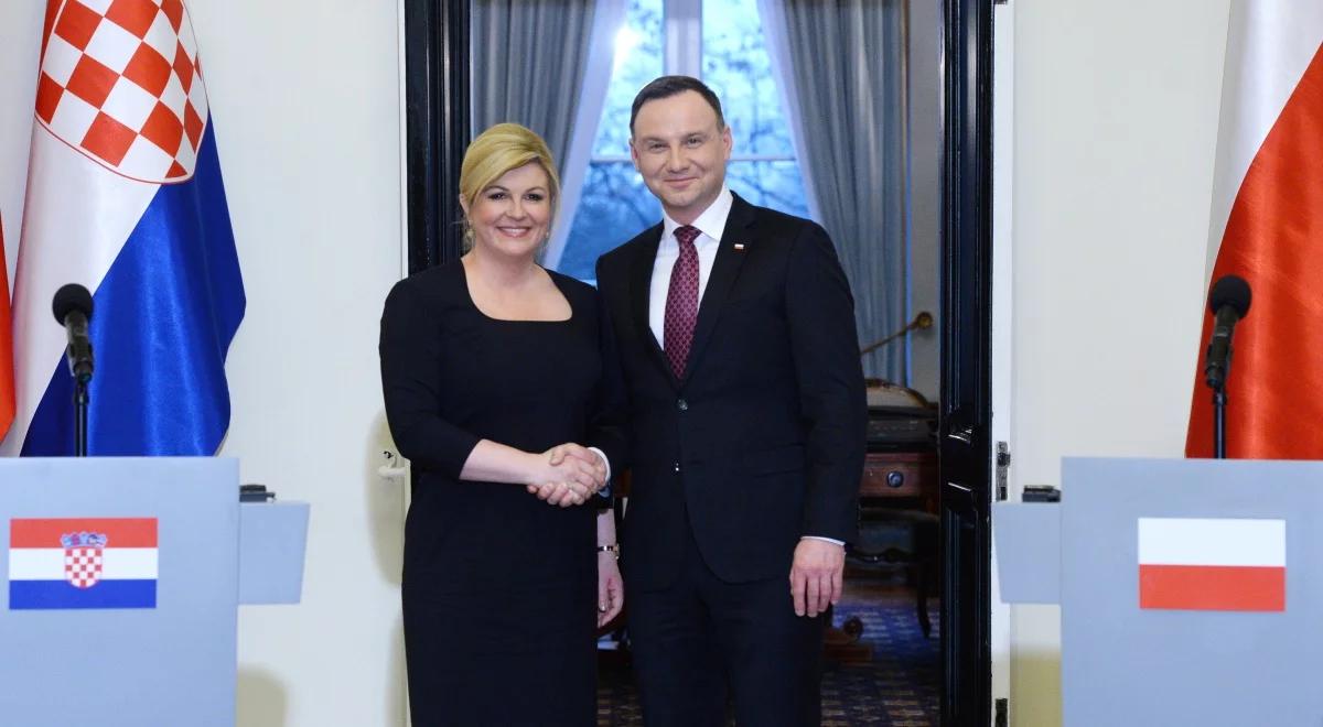 Kryzys migracyjny i szczyt NATO. Spotkanie prezydentów Polski i Chorwacji