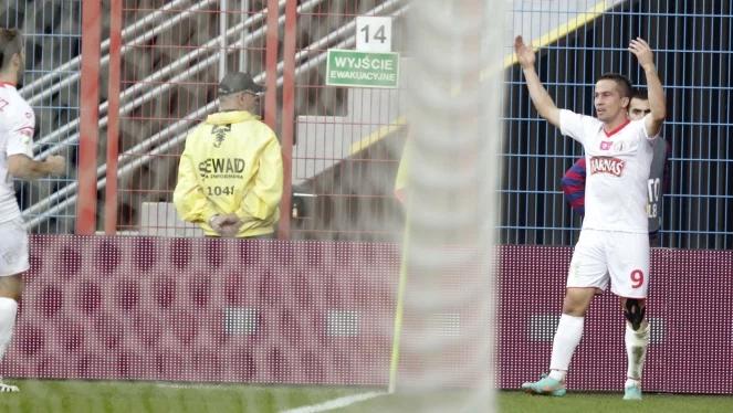 Widzew wygrywa w Gliwicach rzutem na taśmę