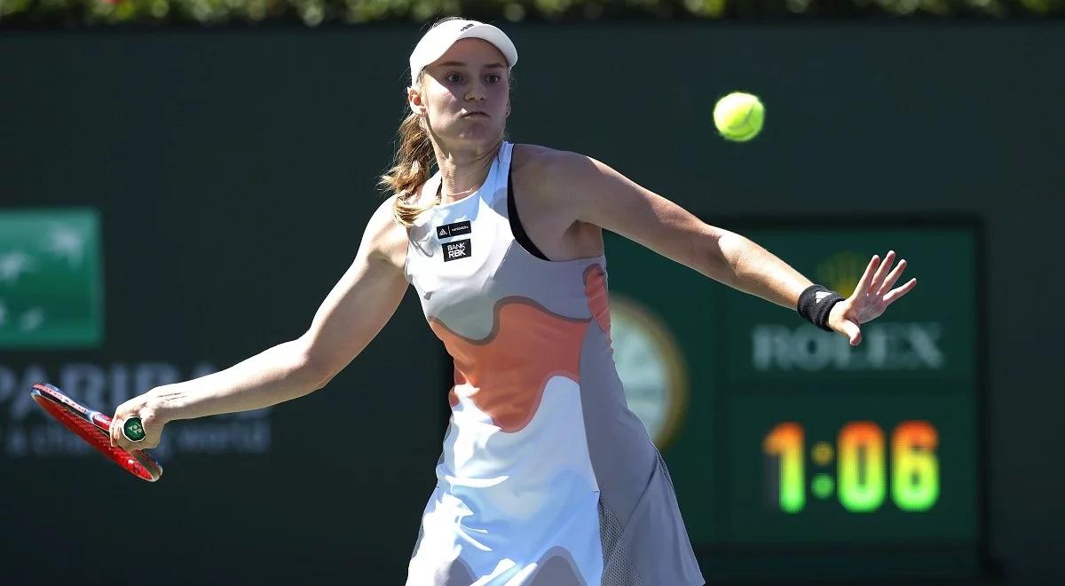 WTA Miami: trudna przeprawa Jeleny Rybakiny. Zwyciężczyni z Indian Wells potrzebowała trzech setów do awansu