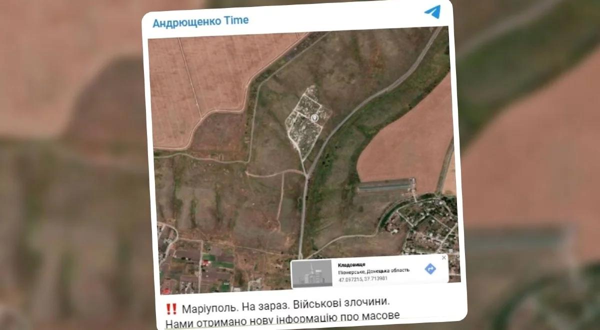 Kolejny zbiorowy grób na Ukrainie. Władze podały lokalizację