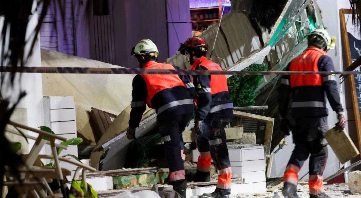 Na hiszpańskiej plaży zawalił się budynek restauracji. 4 osoby nie żyją