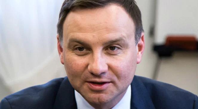 Andrzej Duda o roli prezydenta: ma obowiązek tak służyć Polsce, jak służą jej policjanci