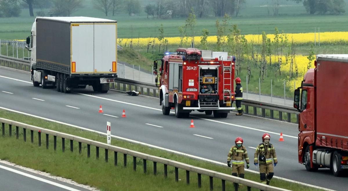 Wypadek na S3. 11-latka spadła z wiaduktu na trasę szybkiego ruchu