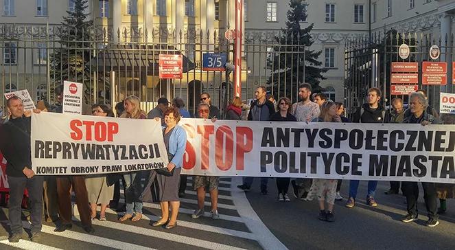 W stolicy protest przeciwko łamaniu praw lokatorów 