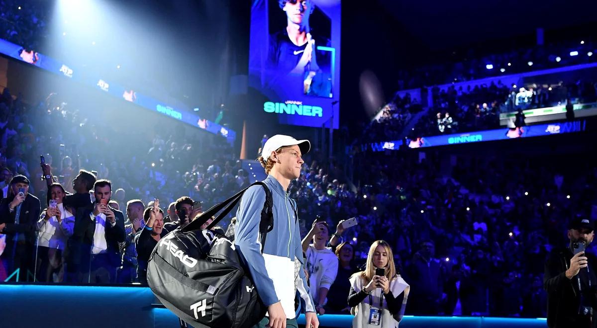 ATP Finals: Jannik Sinner z kompletem zwycięstw. Włoch "uratował" Djokovicia