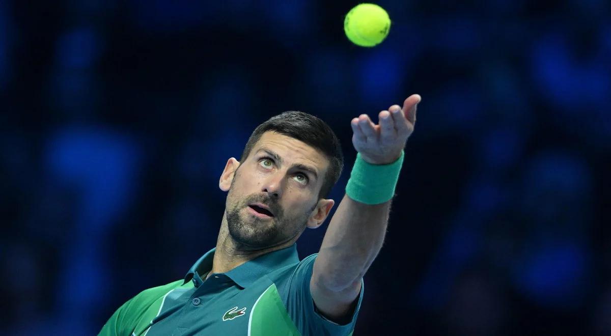 ATP Finals: Novak Djoković wygrał i zapewnił sobie prowadzenie w rankingu na koniec roku 