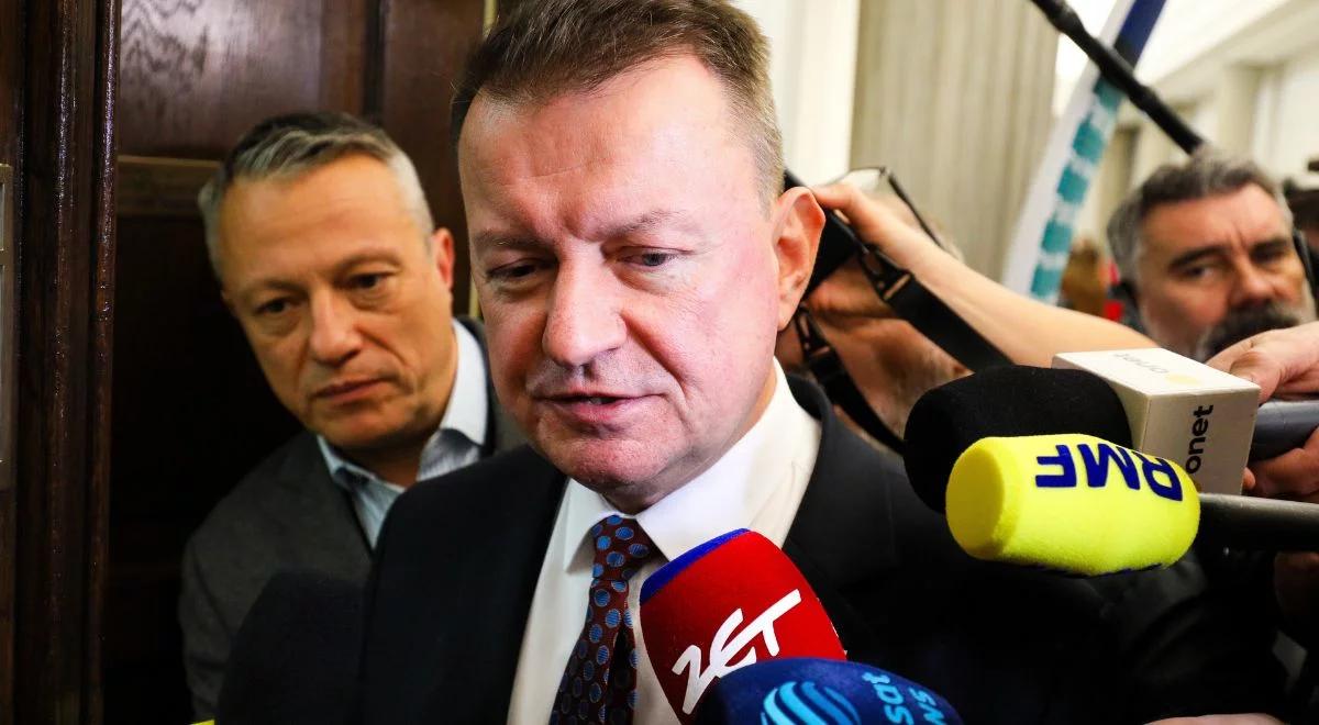 Mariusz Błaszczak: będę łączył funkcje szefa MON i szefa klubu PiS