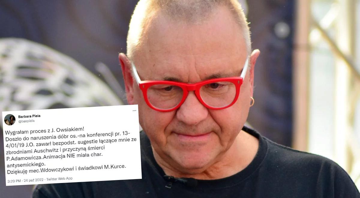 Barbara Piela wygrała z szefem WOŚP w sądzie. Zarzucił jej antysemityzm i związek ze śmiercią Pawła Adamowicza