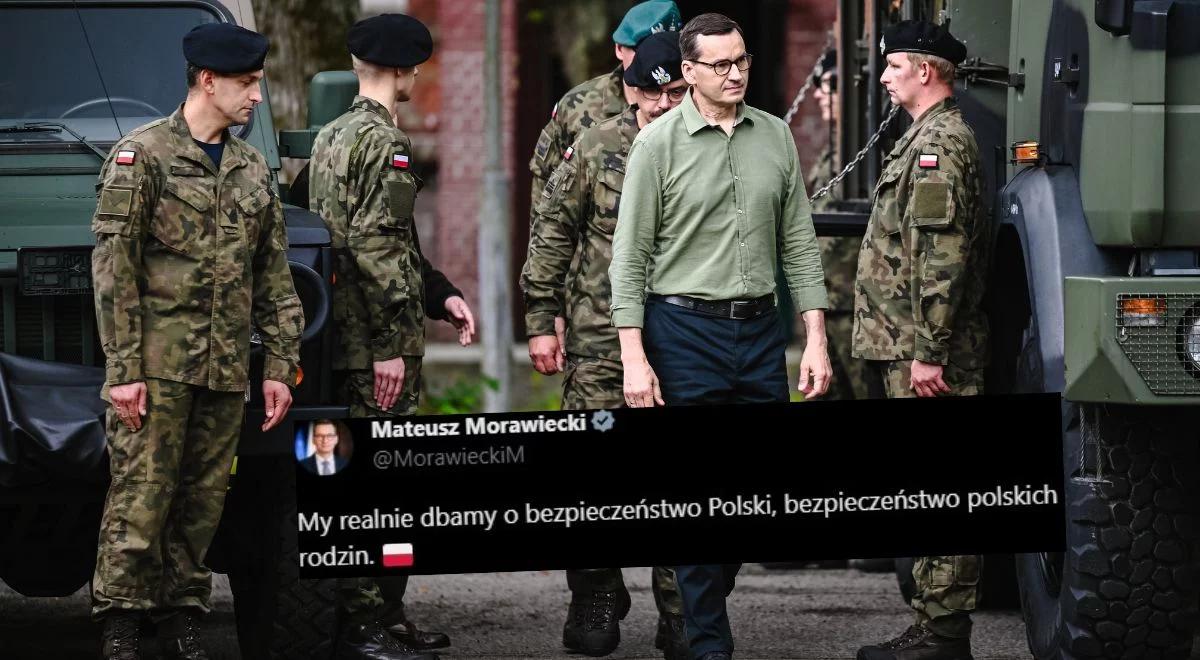 Premier Morawiecki: realnie dbamy o bezpieczeństwo Polski