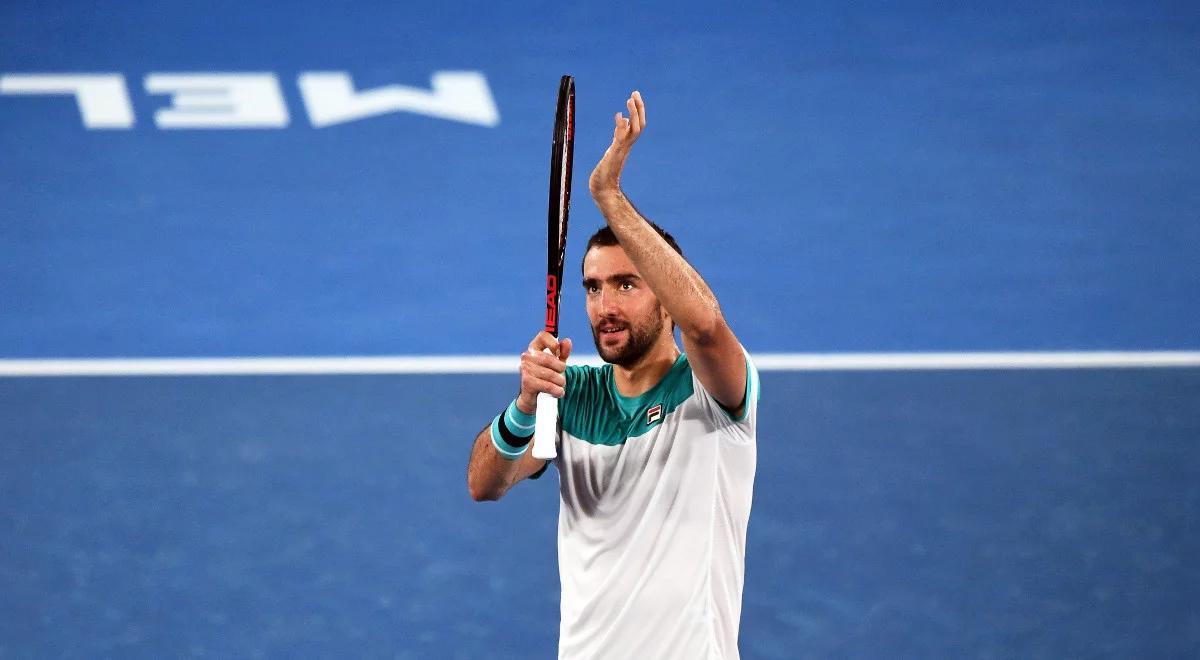 Australian Open 2018: Marin Cilić pokonał w trzech setach Kyle'a Edmunda. Chorwat czeka na finałowego rywala