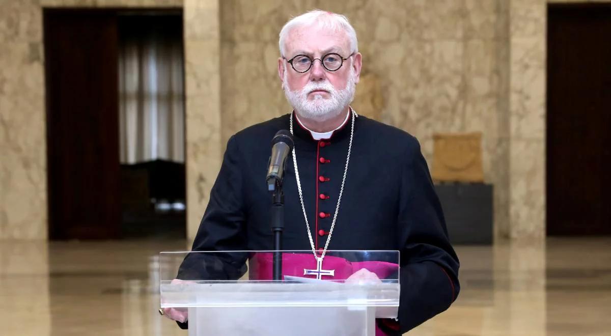 Szef dyplomacji Watykanu przybywa na Ukrainę. Odwiedzi Kijów, Lwów i miejsca najbardziej dotknięte wojną