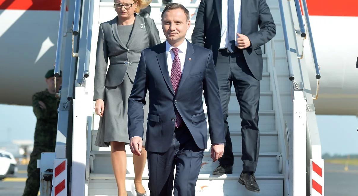 Wizyta Andrzeja Dudy w Estonii. "Nie można się zgadzać na naruszanie granic"