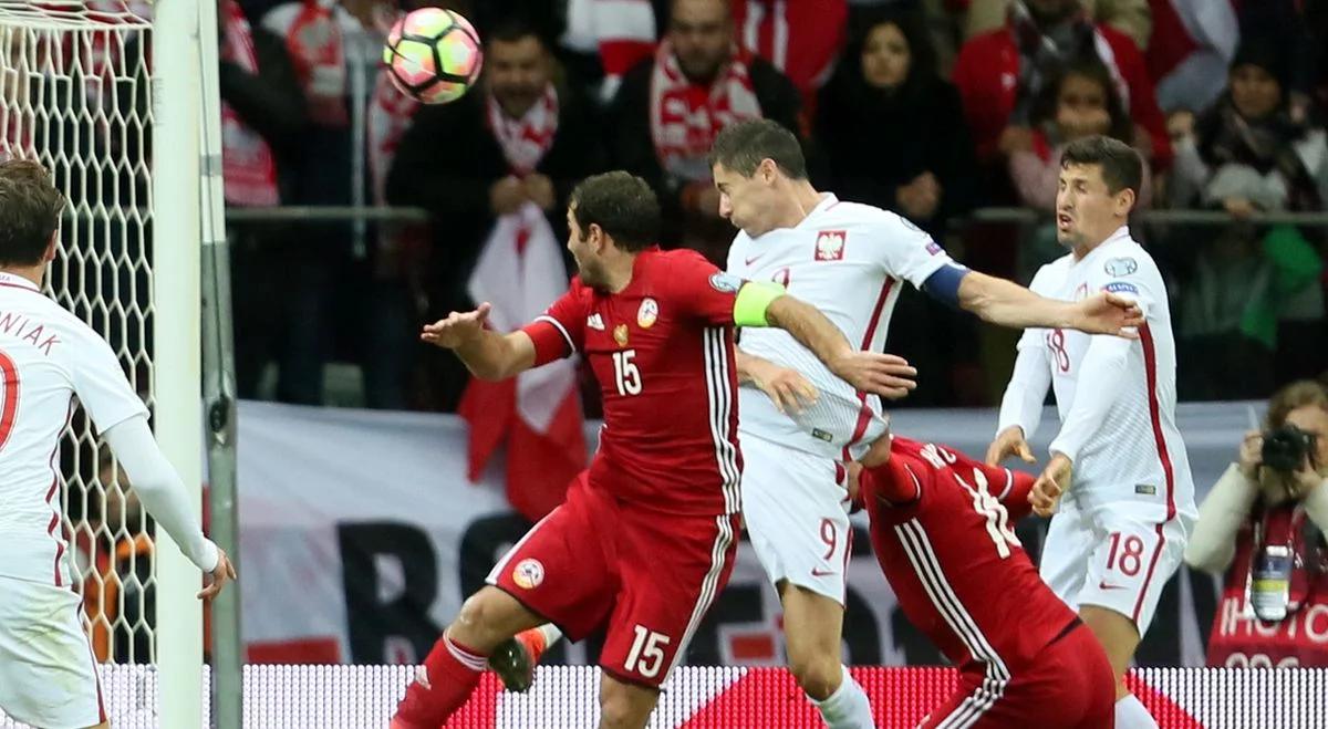 Rosja 2018: Polska - Armenia. Lewandowski ratuje wygraną "last minute"