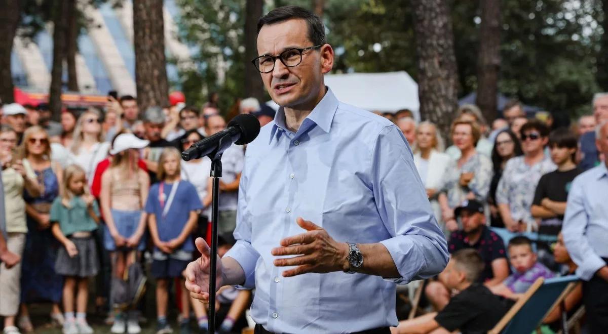 Premier Morawiecki: tak długo, jak będzie rządził PiS, będą programy społeczne