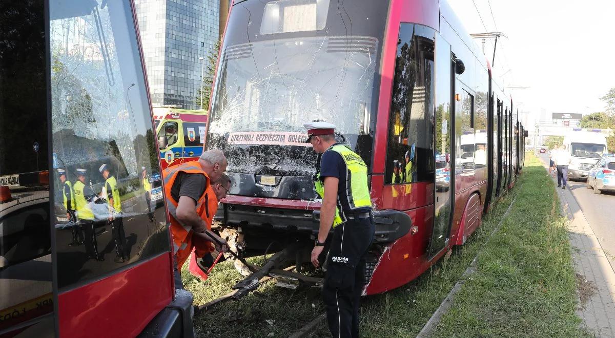 Zderzenie dwóch tramwajów w Łodzi. Są pierwsze ustalenia ws. przyczyn wypadku